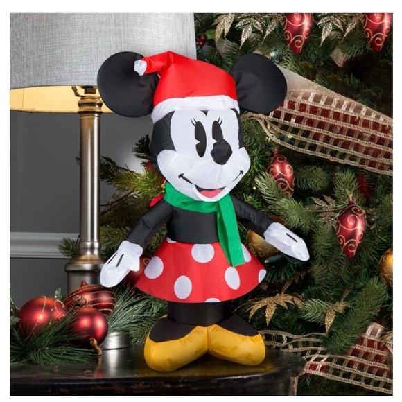 Gemmy Disney Minnie Mouse 22 In Lighted Christmas Inflatable USB/Battery Powered - Picture 3 of 6